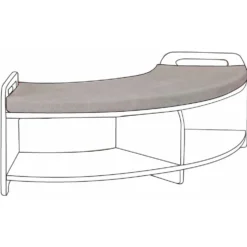 Millhouse™ Bench Cushion for the Low 90º Open Sweep