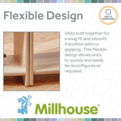 Millhouse™ Compact Low Level Storage Bench