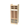 Millhouse™ Compact Preschool 2-section Locker w/Tubs