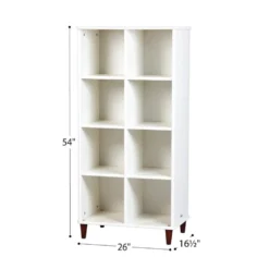 Millhouse™ 4x2 Cube Shelf With Back - White