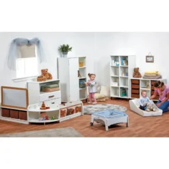 Millhouse™ 4x2 Cube Shelf With Back - White