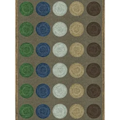 Mindful Seating™ 7'8" x 10'9" Area Rug in Color Multi