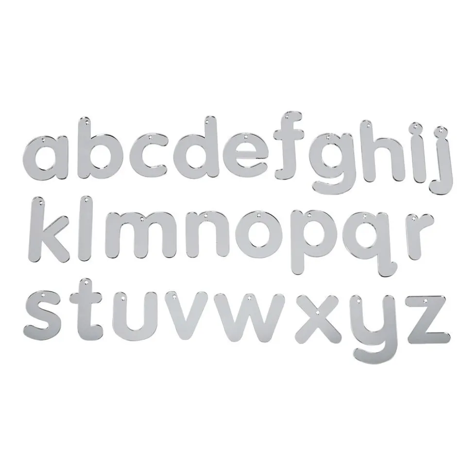 Mirrored Alphabet Letters- Lowercase, 26 Pieces