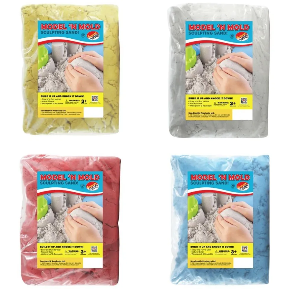 Model 'N Mold Sculpting Sand - Kit of 4