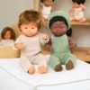 Multicultural Boy Down Syndrome 15" Dolls 4 Piece Kit