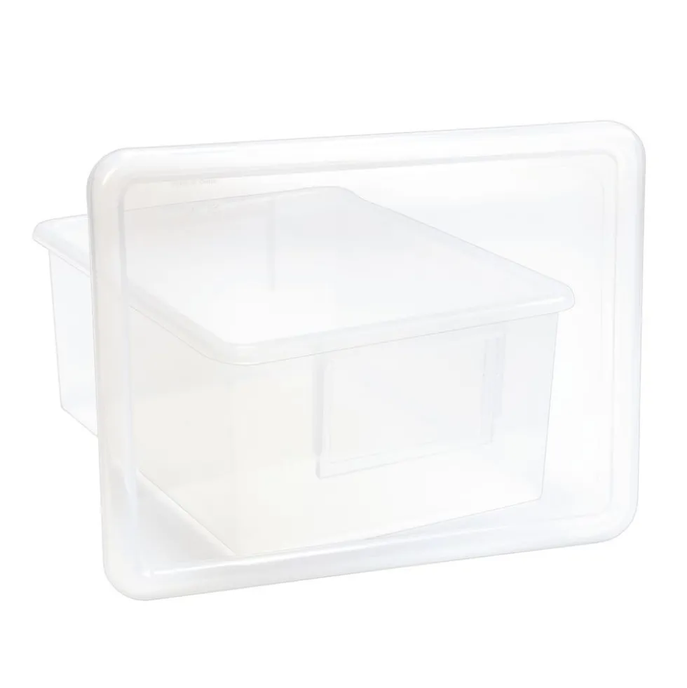 MyPerfectClassroom® Clear Easy-Label Teaching Tote Lid