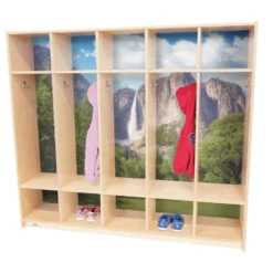 Nature View Five Section Coat Locker