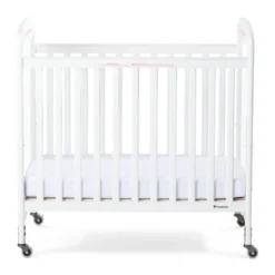 Next Gen Serenity® Fixed-Side Wooden Crib - White