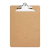 Officemate® Letter Size Wood Clip Board - Set of 6