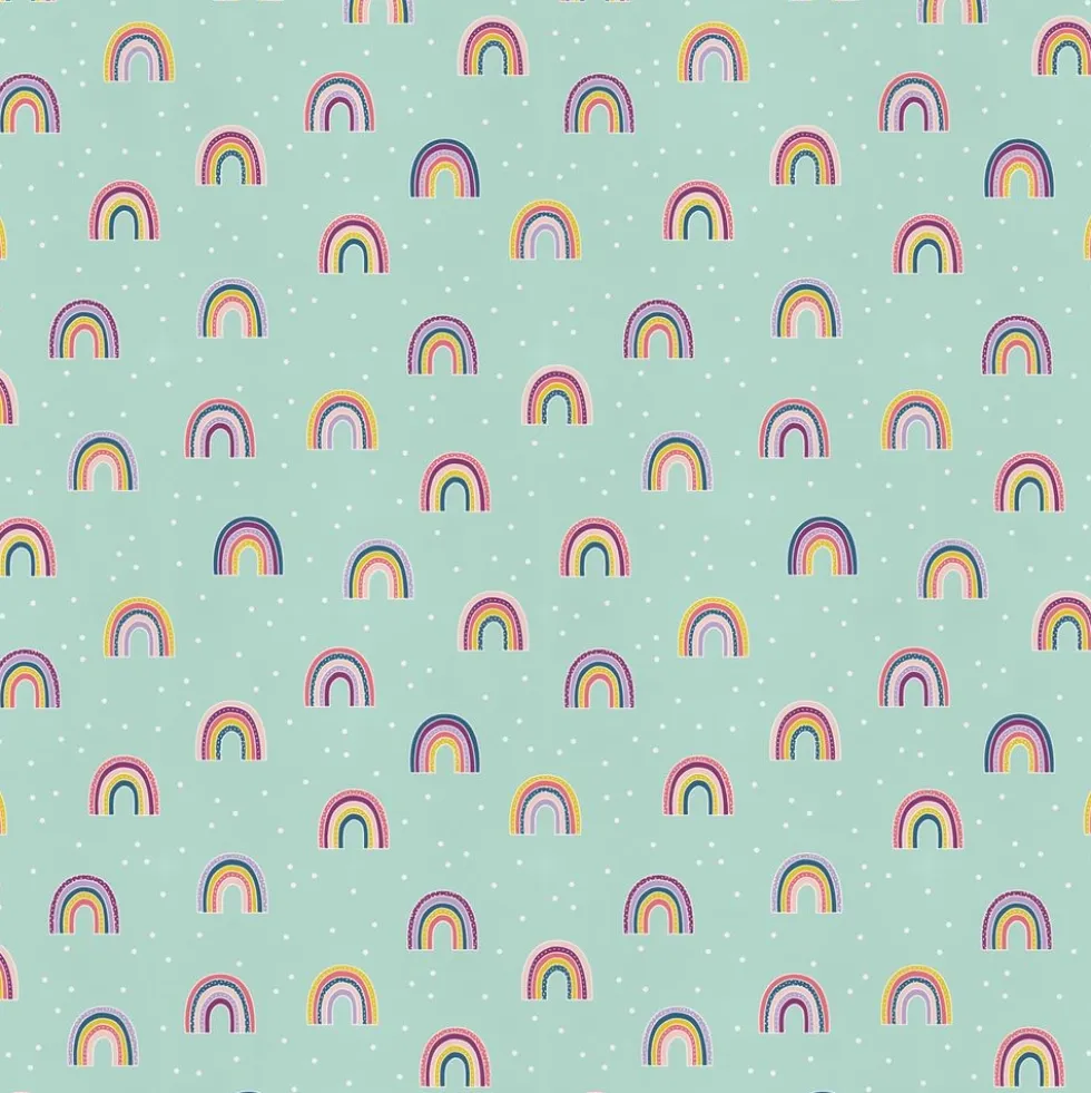 Oh Happy Day Rainbows Creative Class Fabric