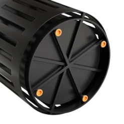 Outdoor 37 Gallon Trash Can Black