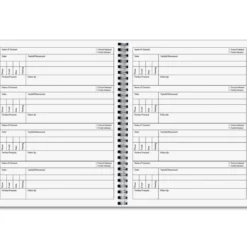 Parent Contact Record Book - Chalkboard Style - 1 book, 49 tabs