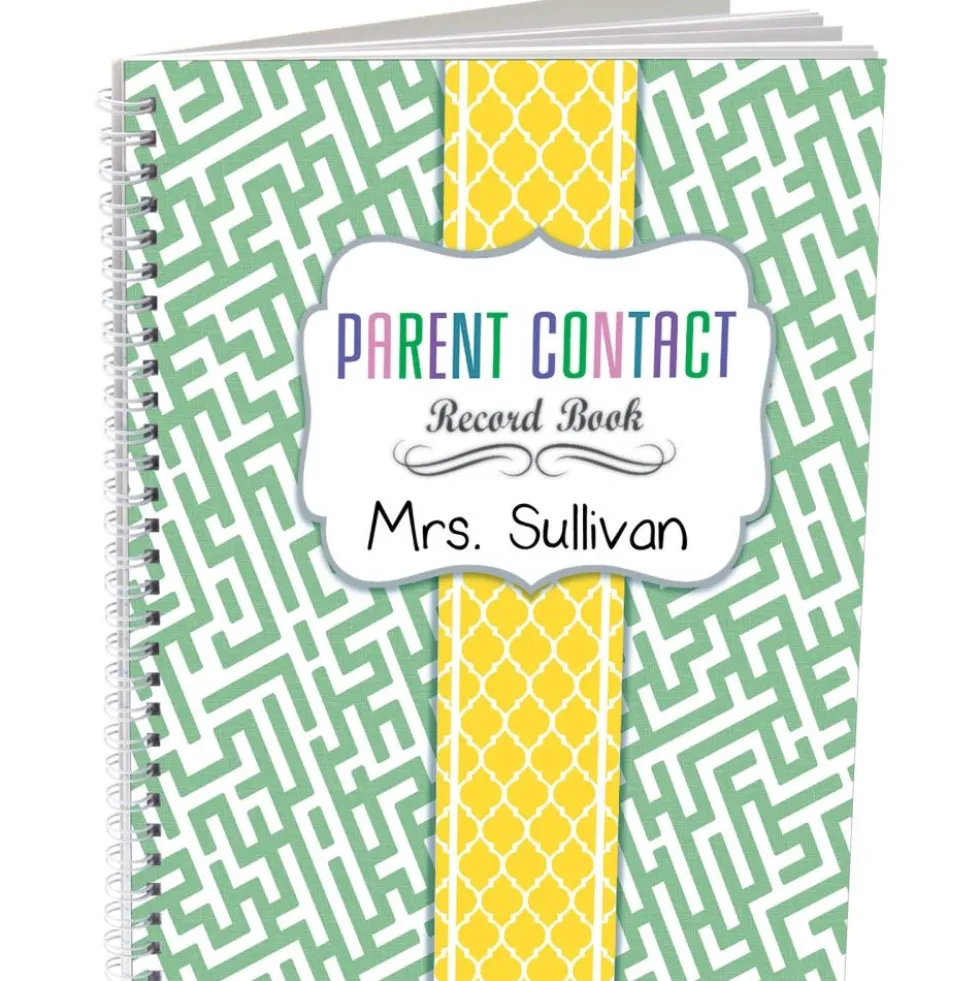 Parent Contact Record Book - Couture Style - 1 record book, 49 tabs