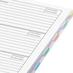 Parent Contact Record Book - Couture Style - 1 record book, 49 tabs