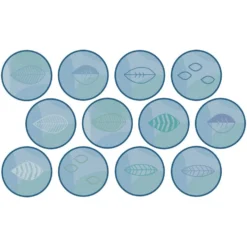 Peaceful Spaces Leaf Seating Rounds - Set of 12 - 16" Dia.