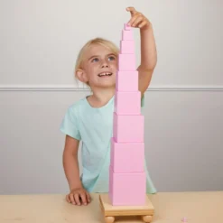 Pink Tower and Stand