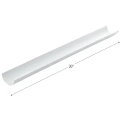 Plastic Water Channeling Guttering 6 pack