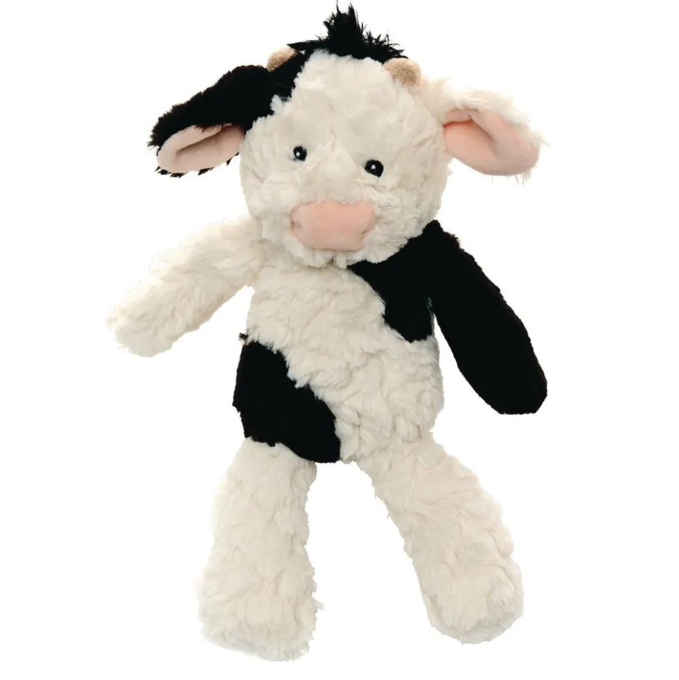 Plush Stuffed Barnyard Animals, Set of 3 - Cow, Lamb and Dog