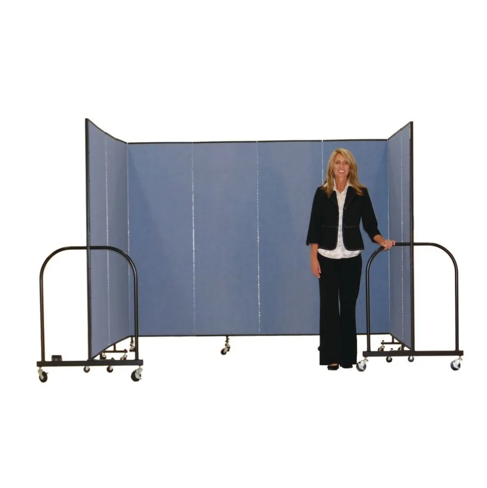 Portable Room Divider 16'9" x 6'8" - Stone