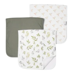 Premium Burp Cloths, Set of 3 - Haven
