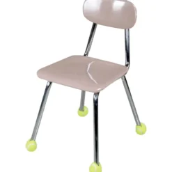 Quiet Chair Stay-Put Foot Covers - Set Of 24 - Yellow