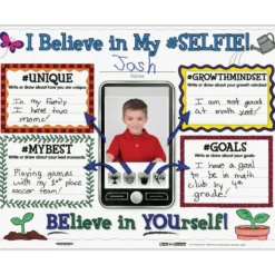 Ready-To-Decorate® Growth Mindset Proud Of My #SELFIE Posters