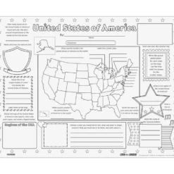 Ready-To-Decorate® United States Of America Posters - 24 posters