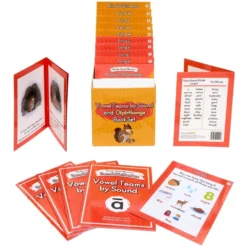 Really Good Phonics™ CVCE & R-Controlled Vowels Kit, Team Vowels Diphthongs Kit - Decodable Readers, Flip Chart & Word Segmenting and Blending Kit