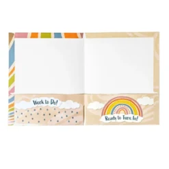 Really Good Stuff® Boho Homework Folders - Set of 12