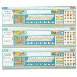 Really Good Stuff® Boho Self-Adhesive Vinyl Desktop Helpers™ - Set Of 24 - Intermediate