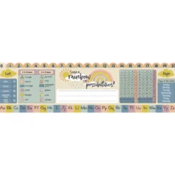 Really Good Stuff® Boho Self-Adhesive Vinyl Desktop Helpers™ - Set Of 24 - Primary
