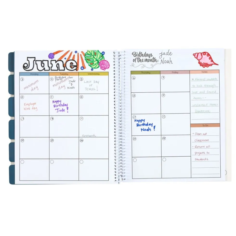 Really Good Stuff® Boho Teacher Planner