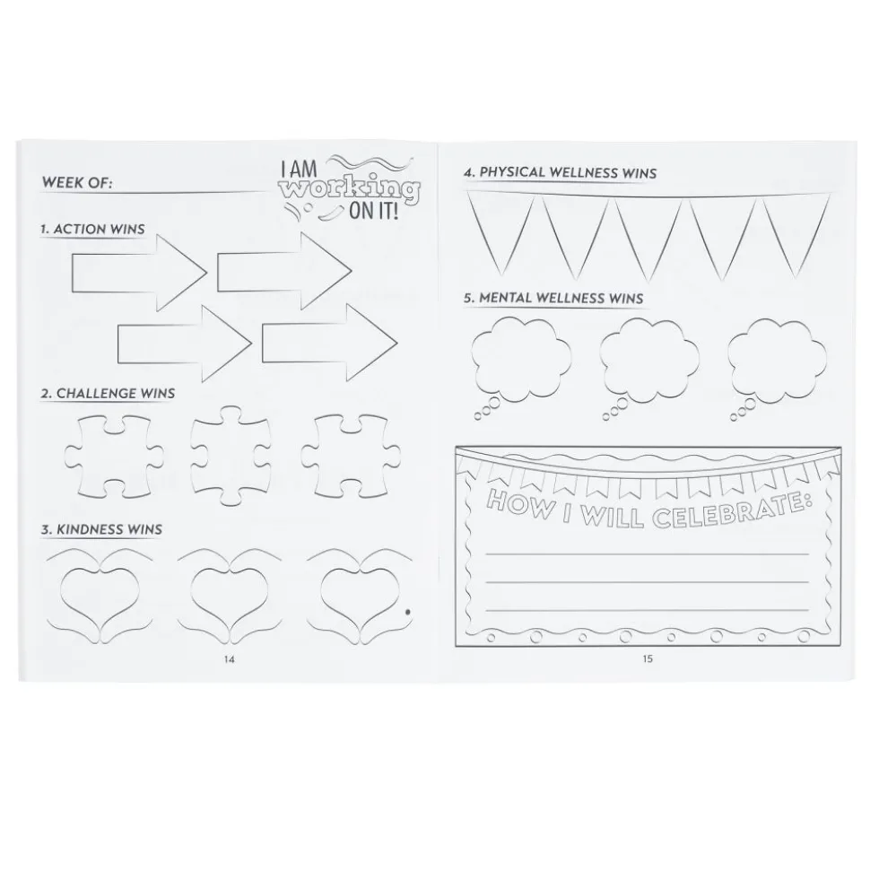 Really Good Stuff® Celebrate the Wins Journal - Set of 12