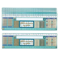 Really Good Stuff® Cool and Calm Self-Adhesive Vinyl Desktop Helpers™ - Set Of 24 - Primary