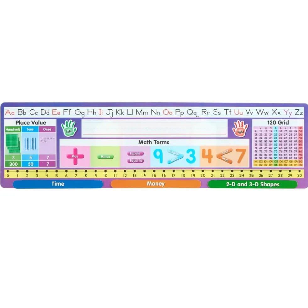 Really Good Stuff® Deluxe Math Sliders Desktop Helpers™- Set of 24