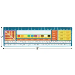 Really Good Stuff® Dual Language Desktop Helpers™ Intermediate, Vinyl, Self-Adhesive - Set of 24