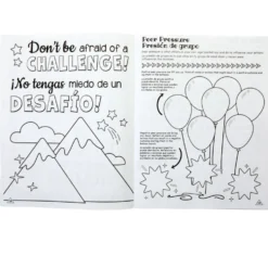 Really Good Stuff® Dual Language Social-Emotional Learning Coloring and Activity Book - Set of 12
