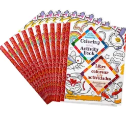 Really Good Stuff® Dual Language Social-Emotional Learning Coloring and Activity Book - Set of 12
