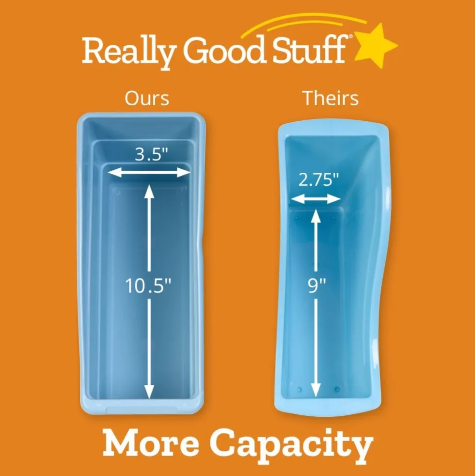Really Good Stuff® Durable Book and Binder Holder- 6 Pack-Sand