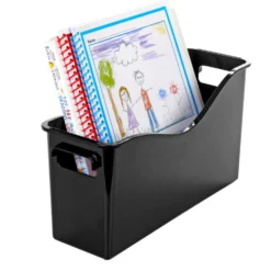 Really Good Stuff® Easy Carry Book and Binder Holder - Set of 6 - Black