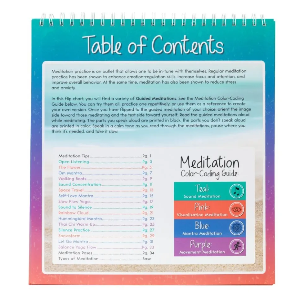 Really Good Stuff® Guided Meditation Flip Chart