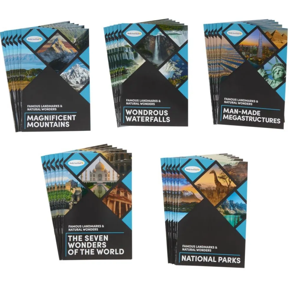 Really Good Stuff® Interest-Based Readers: Famous Landmarks and Natural Wonders