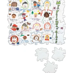 Really Good Stuff® Look How We Fit Together Bulletin Board Display