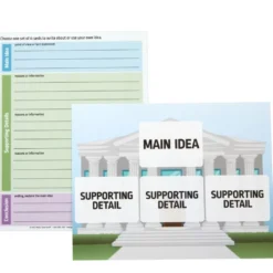 Really Good Stuff® Main Idea & Supporting Details - Sort & Write Card Set - Level 1