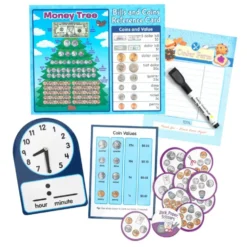 Really Good Stuff® Math Skills: Grade K-2 - Time & Money