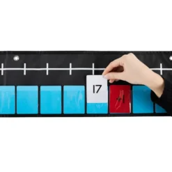 Really Good Stuff® Number Line Pocket Chart With Cards - 1 pocket chart, 217 cards