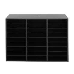 Really Good Stuff® Orange 27-Slot Mail Center With Orange Trays