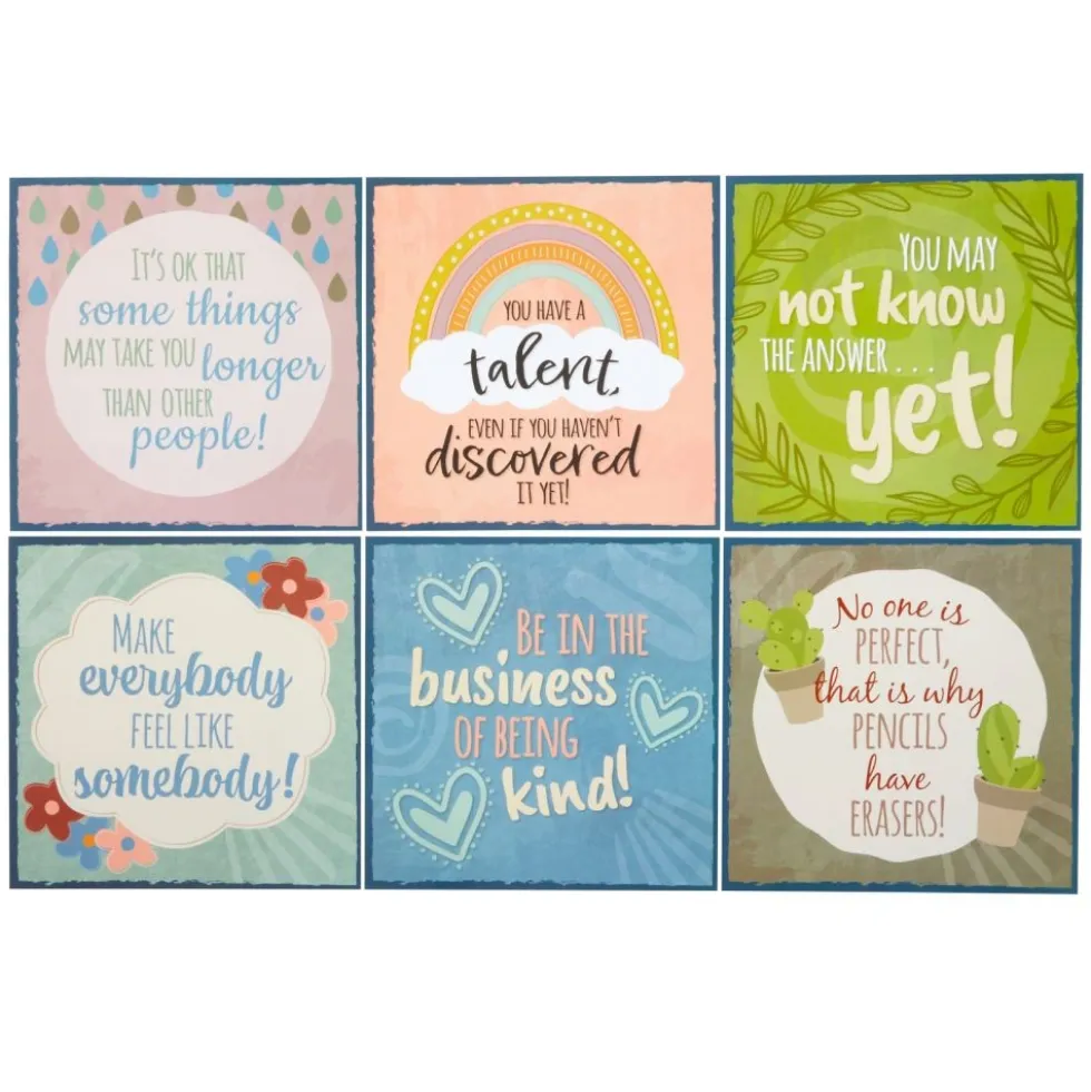 Really Good Stuff® Positive Affirmations 12-in-1 Poster Set