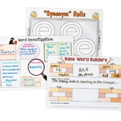 Really Good Stuff® Reading Comprehension & Word Map Dry-Erase Board Set - 9 Double-Sided Boards