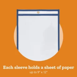 Really Good Stuff® Re-Markable™ Dry Erase Sleeves - Bold Vibes - 6 Colors
